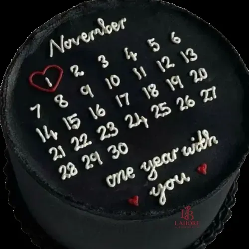 Calendar Birthday Cake