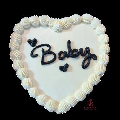 Baby Heart Cake