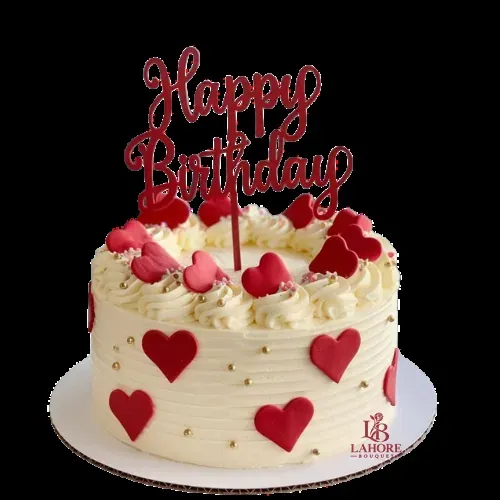 Heart Birthday Cake
