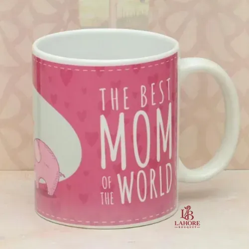 Best Mom Quote – Pink Ceramic Mug