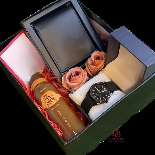 Men’s Premium Gift Box – Shirt, Perfume & Chocolates