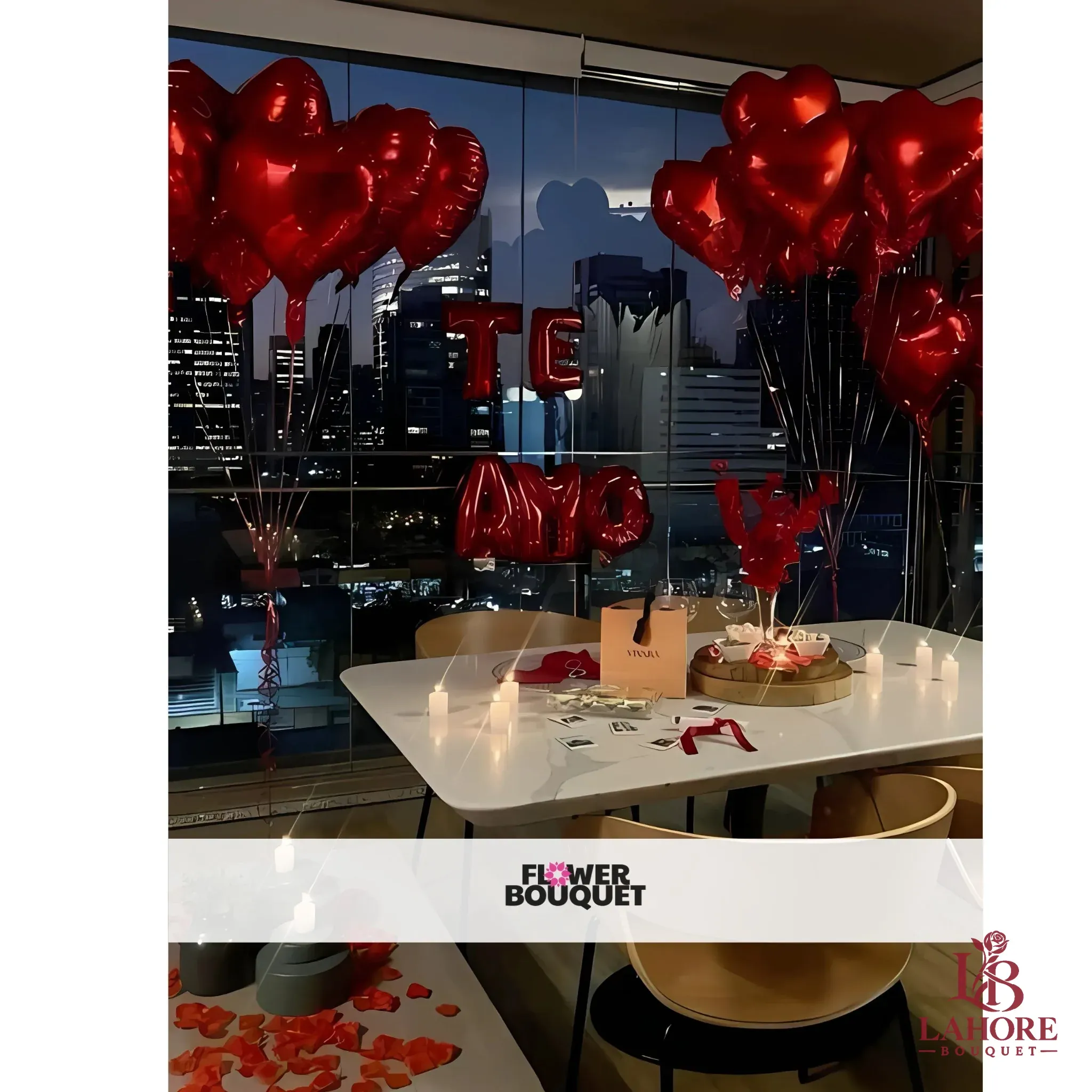 Romantic bouquet Bed Decor (Design 4)
