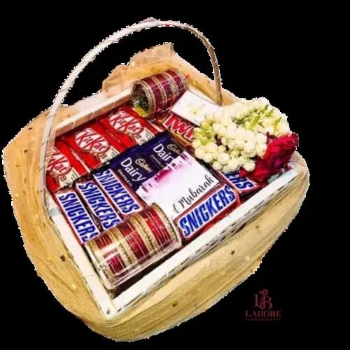 Chocolate & Bangles Gift Basket