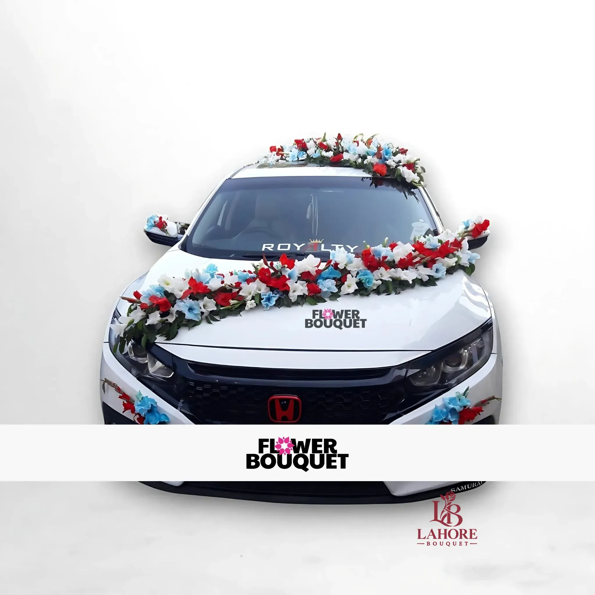 Patriotic Floral Car Decoration