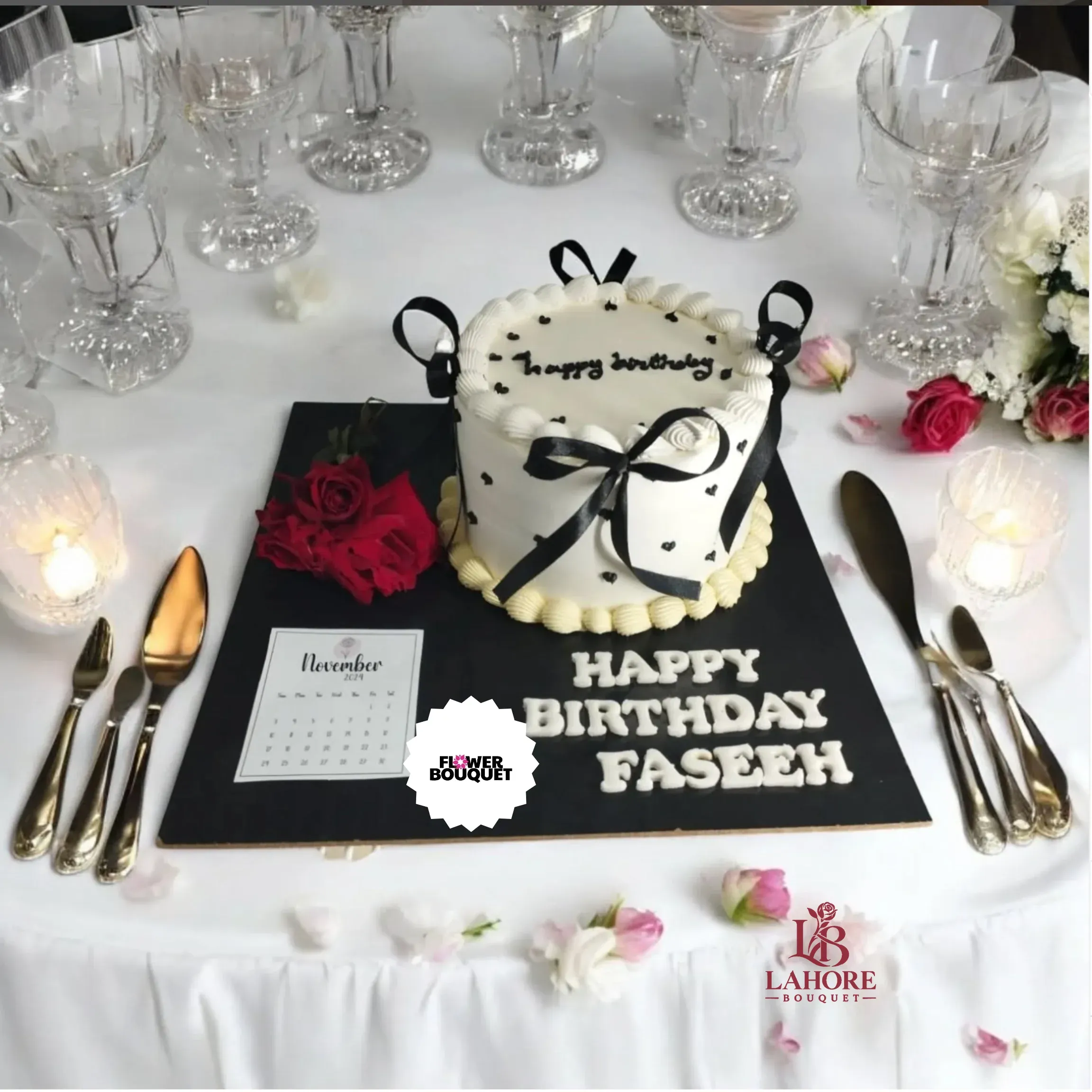 Elegant Birthday Cake