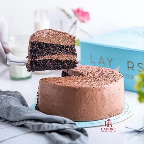 Layers German Fudge Cake