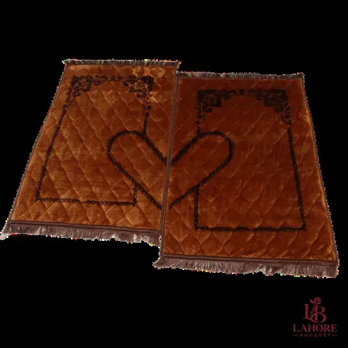 Premium Velvet Couple Janamaz – Luxury Prayer Mat